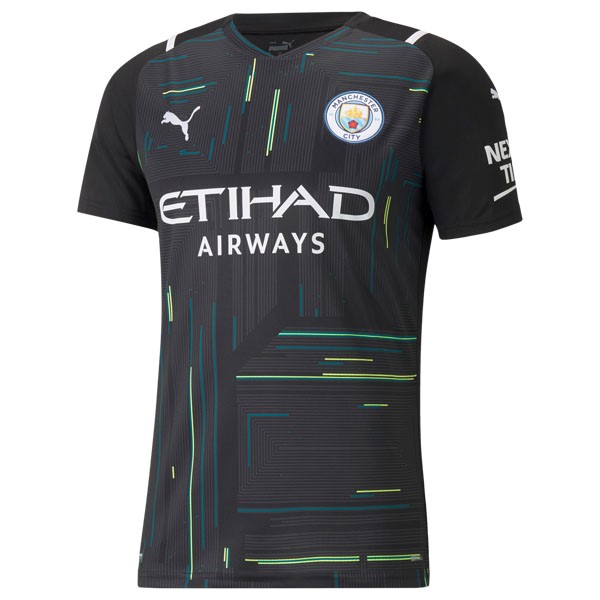 Thailand Trikot Manchester City Torwart 2021-2022 Schwarz Günstige Fußballtrikots